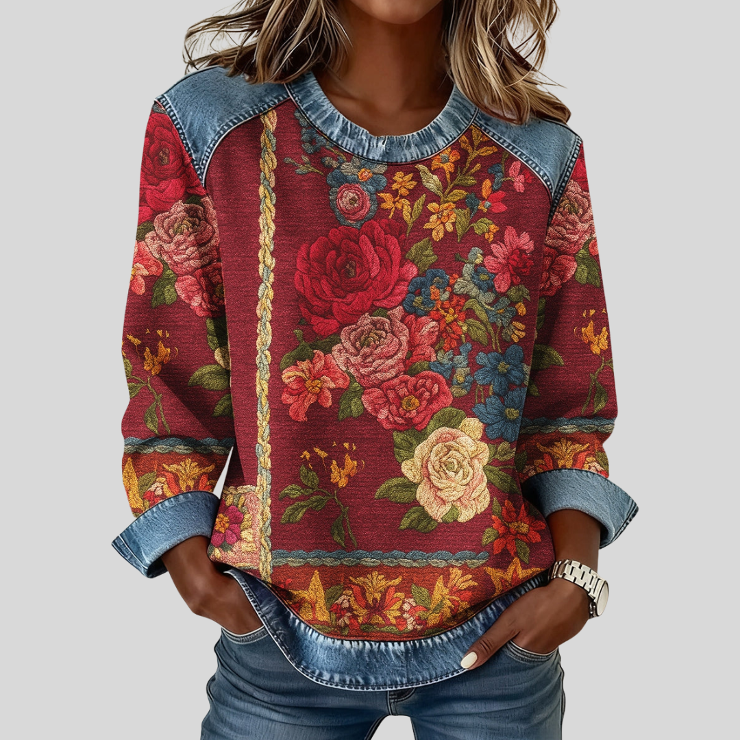 Junelle | Sudadera con Estampado Floral