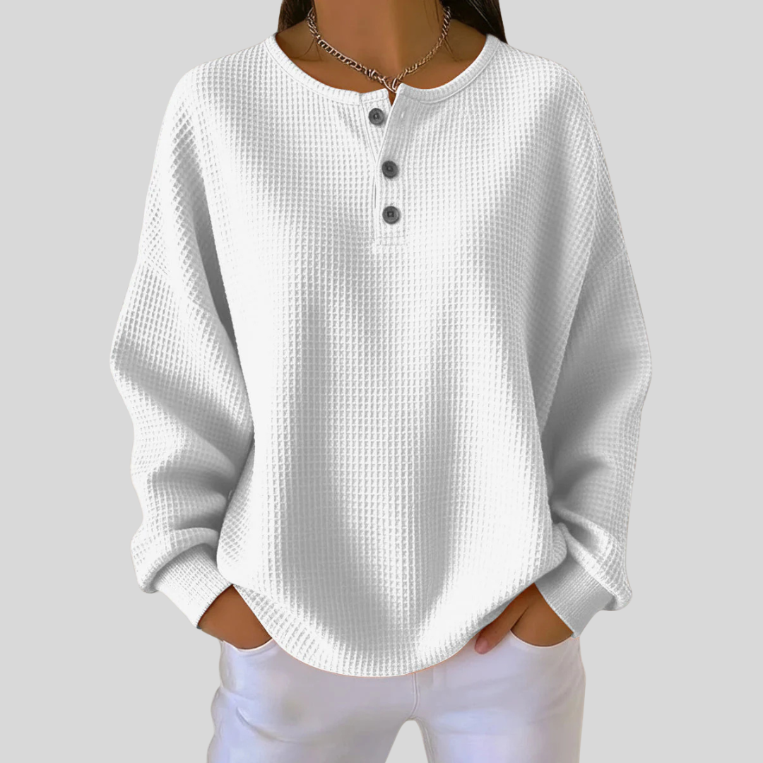 Nessa | Sudadera Casual Henley