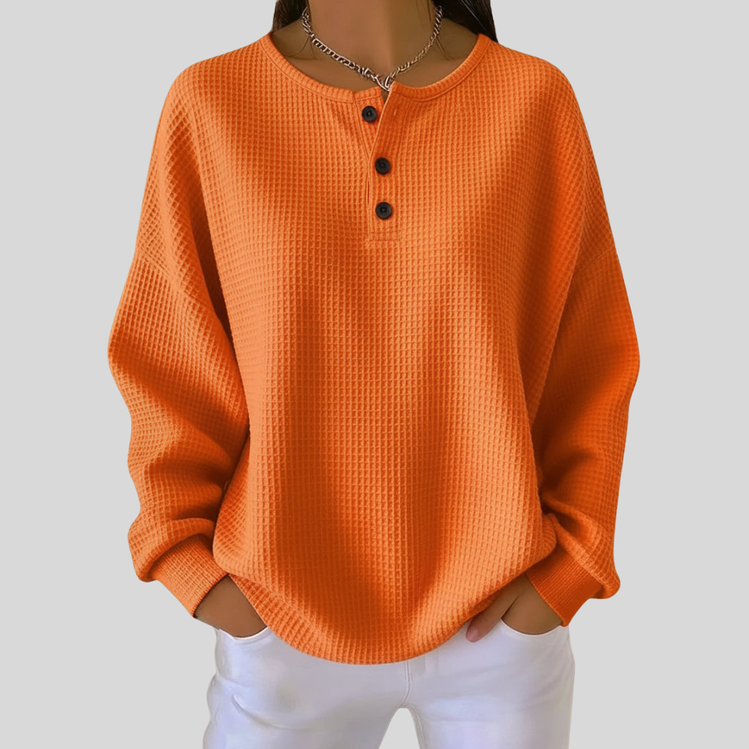 Nessa | Sudadera Casual Henley