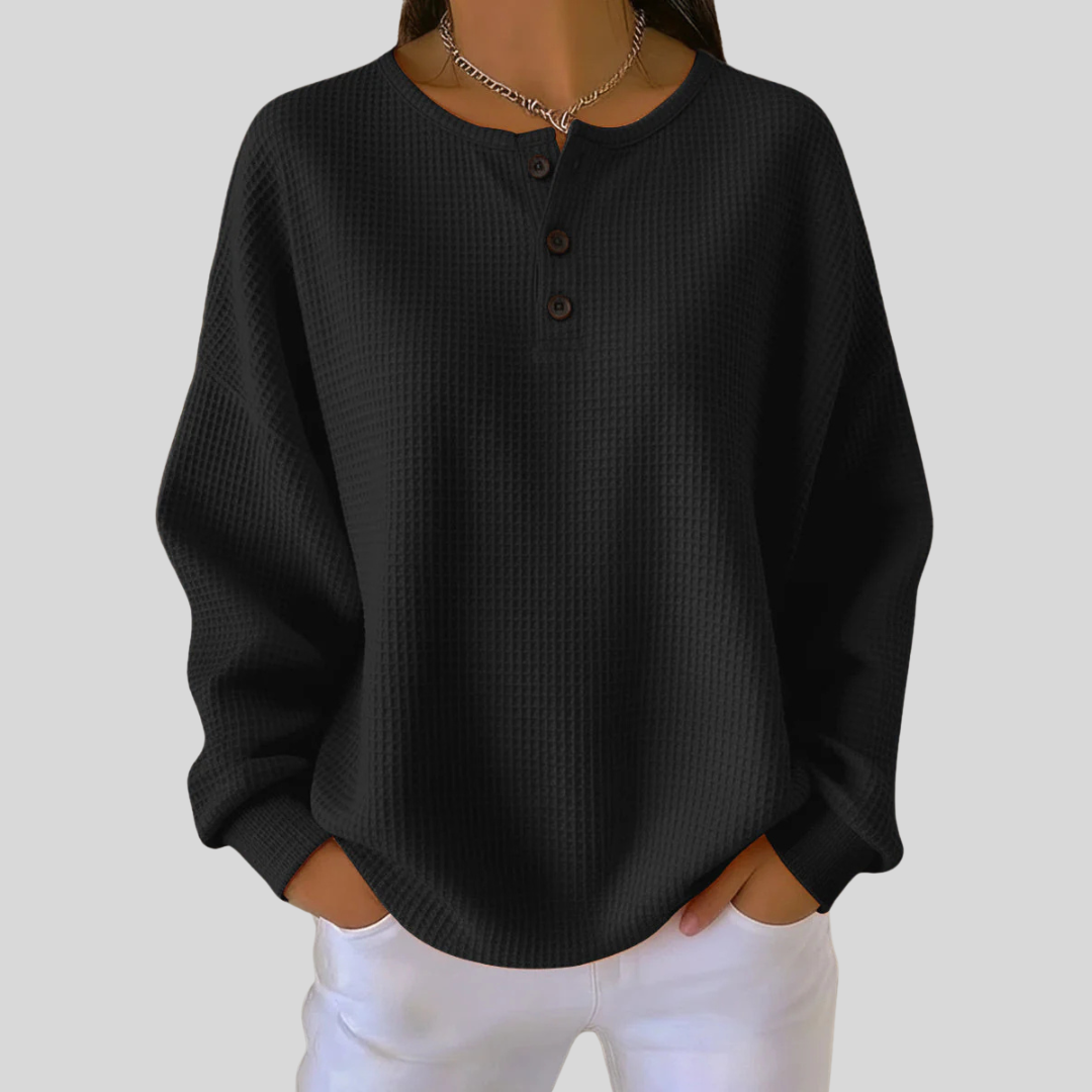 Nessa | Sudadera Casual Henley