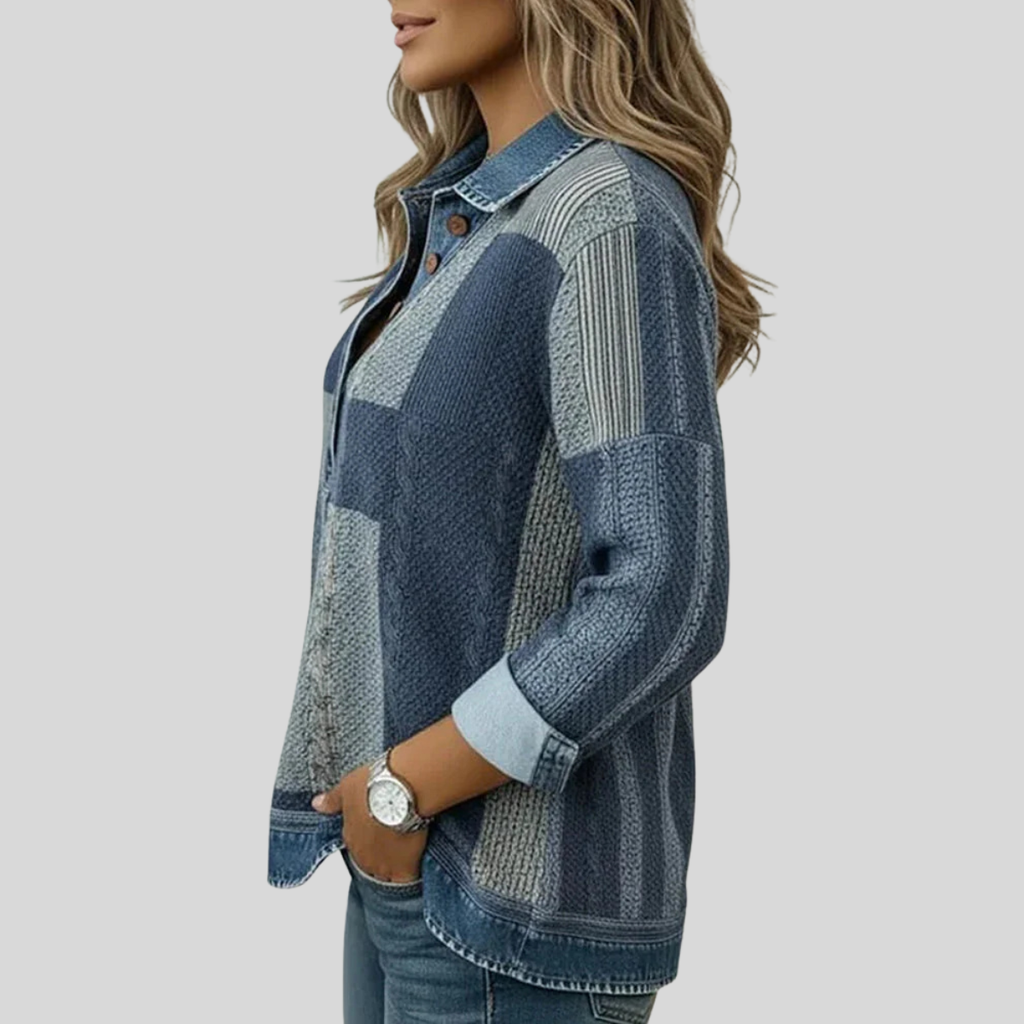 Meridell | Suéter con Estampado de Bloques de Color