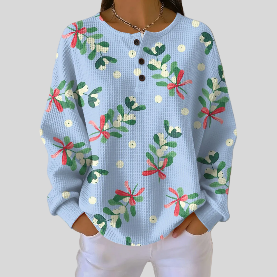 Edalynn | Sudadera con Motivo Navideño