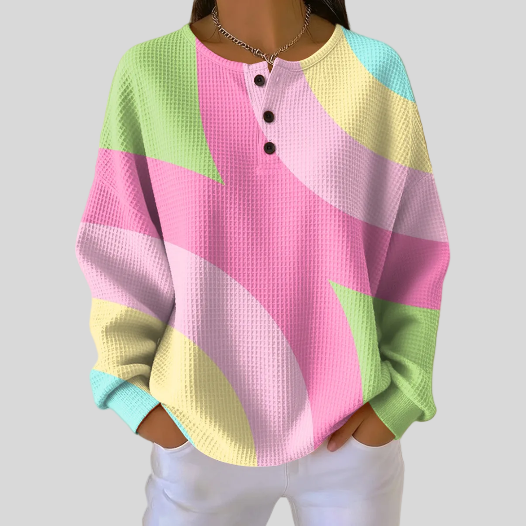 Lorelei | Sudadera con Patrón Abstracto