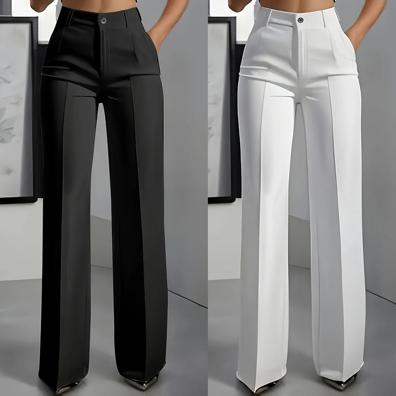Yakelin | Pantalones de traje de tiro alto para mujer