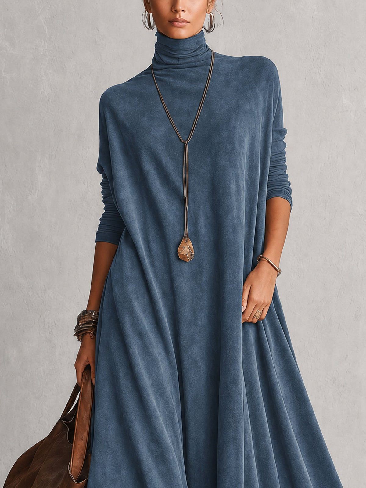 Pilar vestido Azul detalle