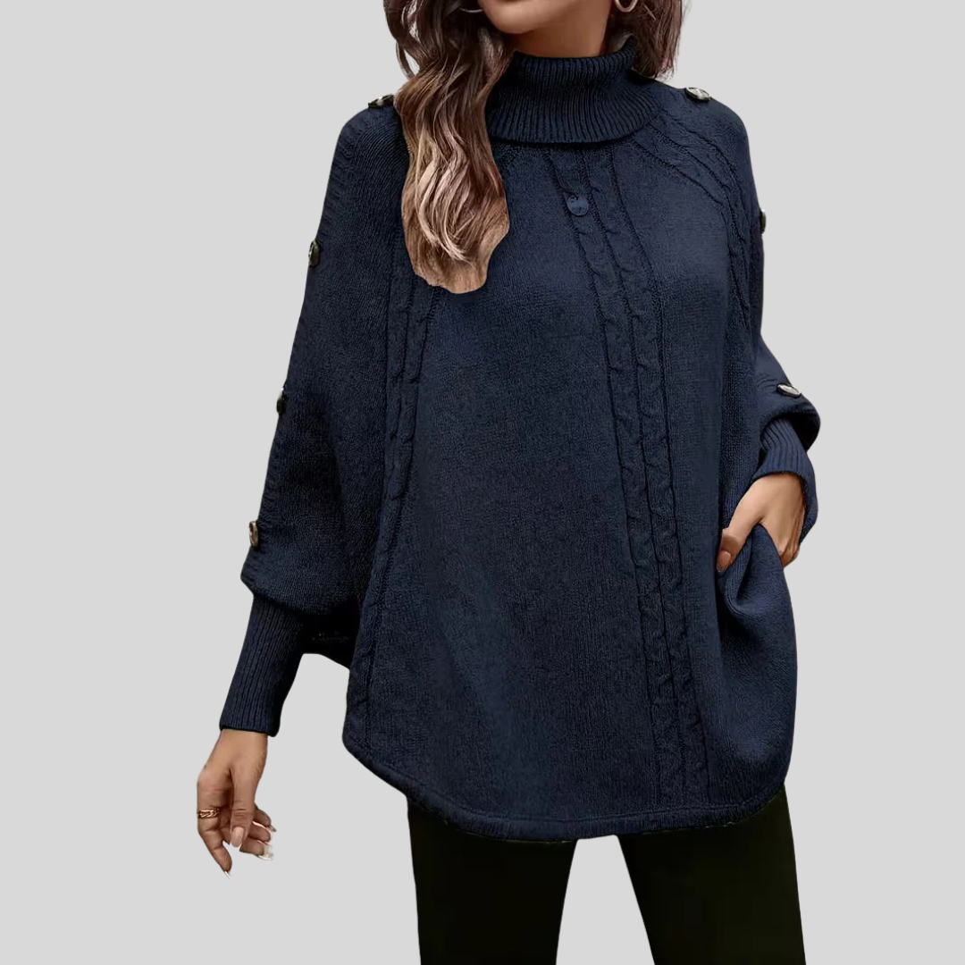 Norelle | Suéter de Cuello Alto y Punto Trenzado