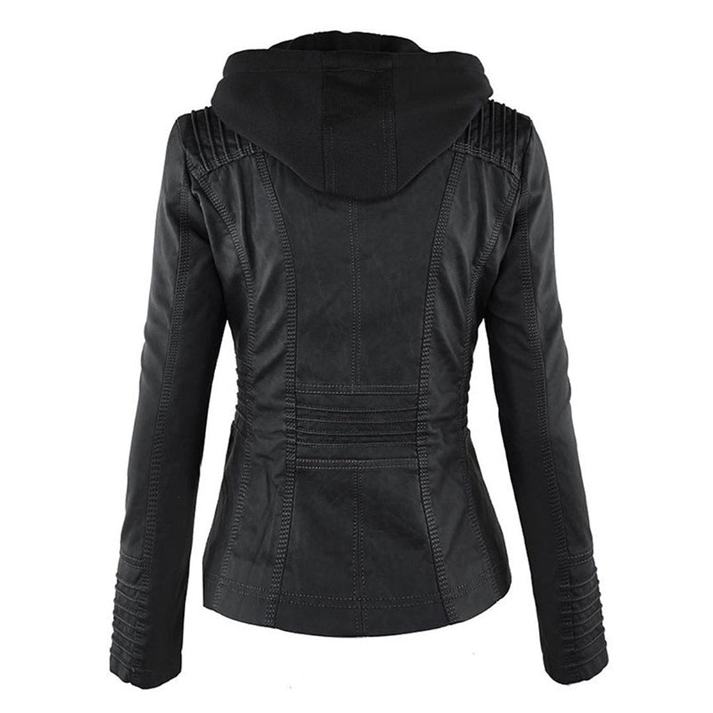 Flavia | Chaqueta de Cuero Resistente y Elegante
