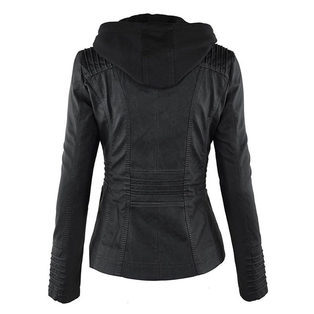 Flavia | Chaqueta de Cuero Resistente y Elegante