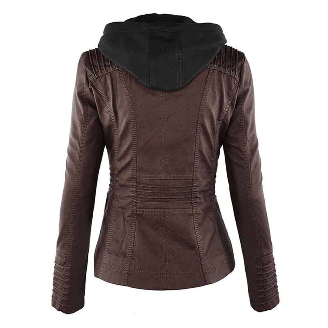 Flavia | Chaqueta de Cuero Resistente y Elegante