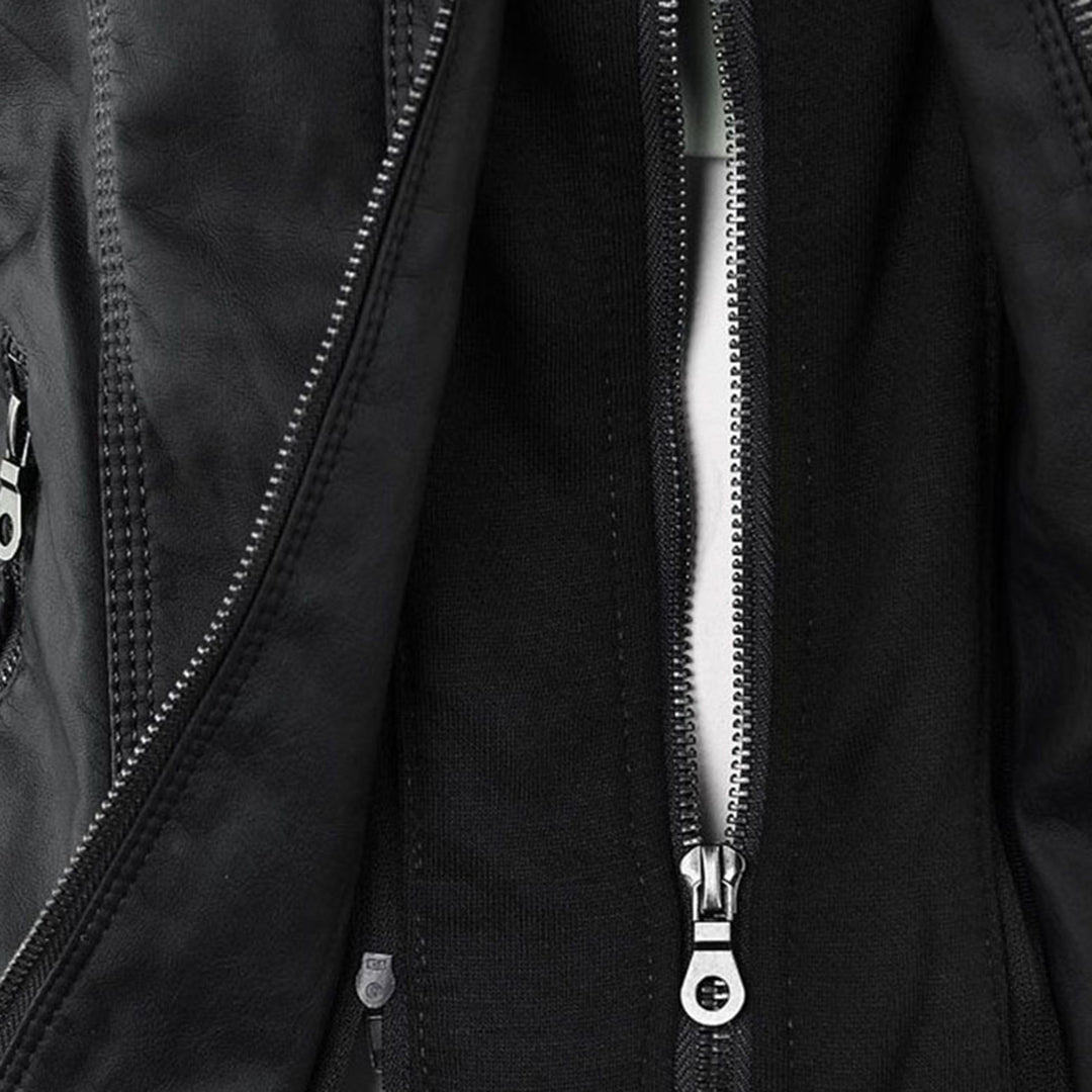 Flavia | Chaqueta de Cuero Resistente y Elegante