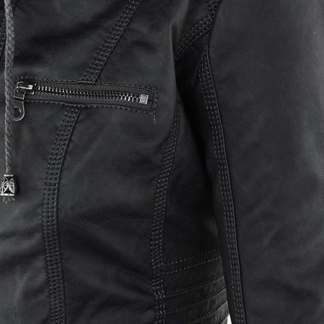 Flavia | Chaqueta de Cuero Resistente y Elegante