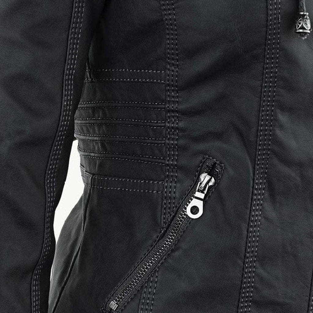 Flavia | Chaqueta de Cuero Resistente y Elegante