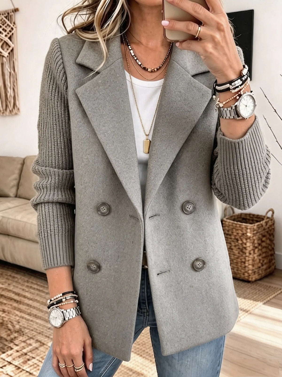 Carmen blazer Gris