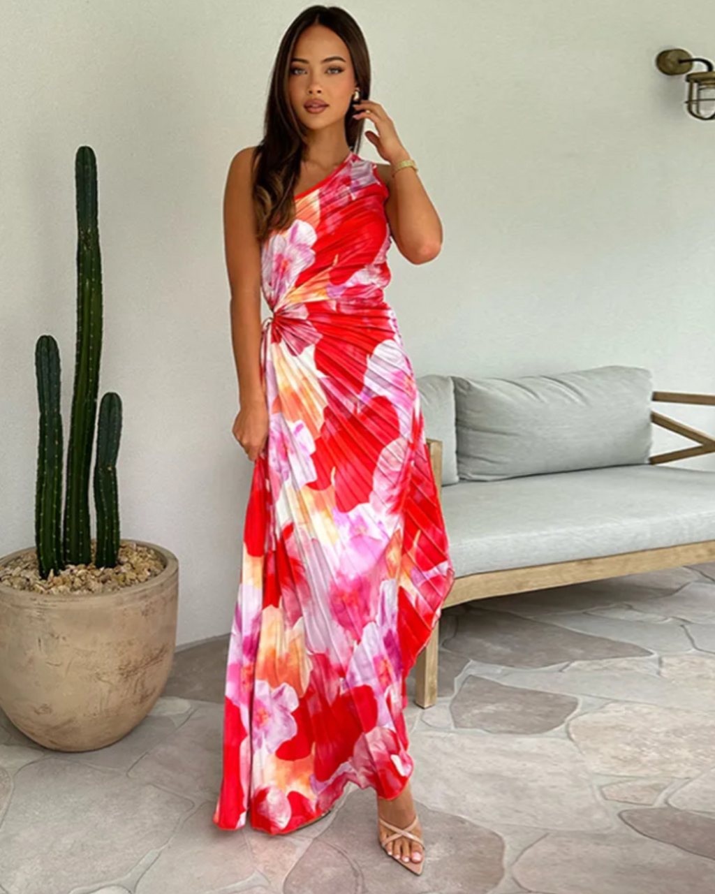 Adeline | Vestido de Noche Tropical