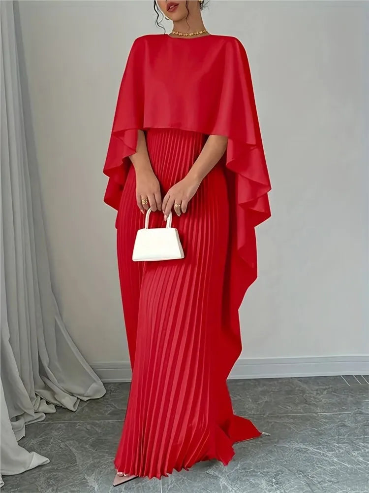 Lilach | Vestido con Mangas de Murciélago