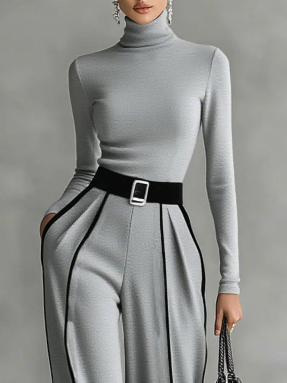 Vera | Conjunto elegante con detalle de contraste