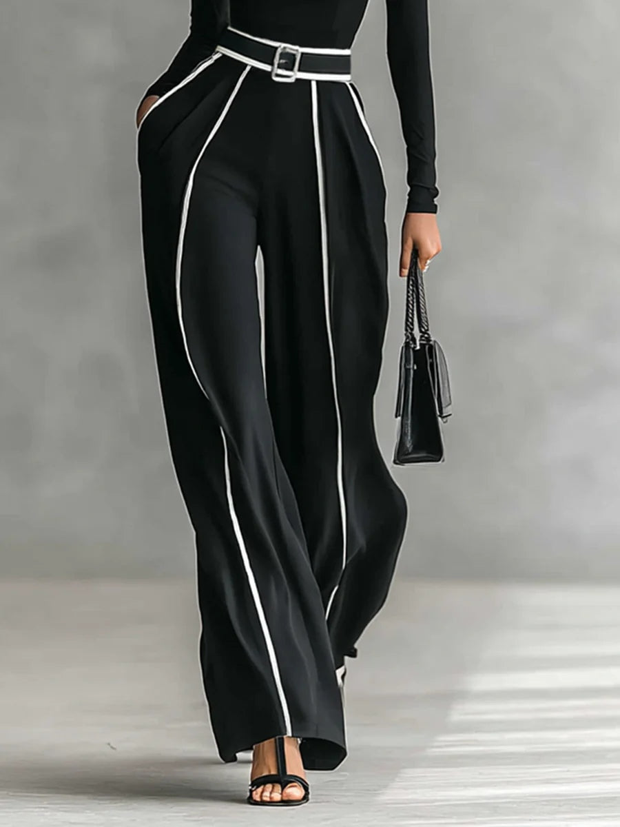 Vera | Conjunto elegante con detalle de contraste