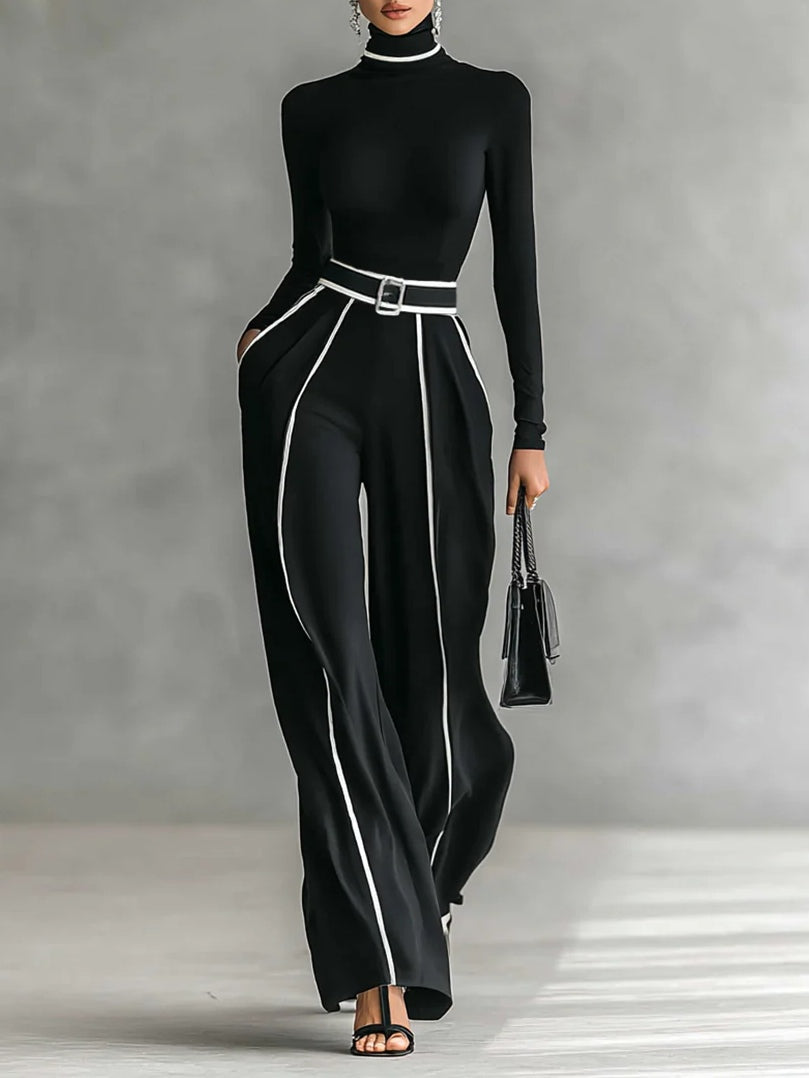 Vera | Conjunto elegante con detalle de contraste