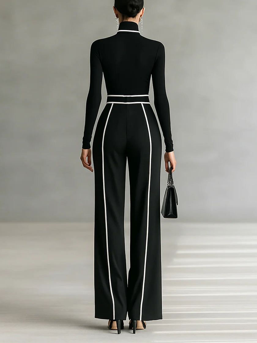Vera | Conjunto elegante con detalle de contraste