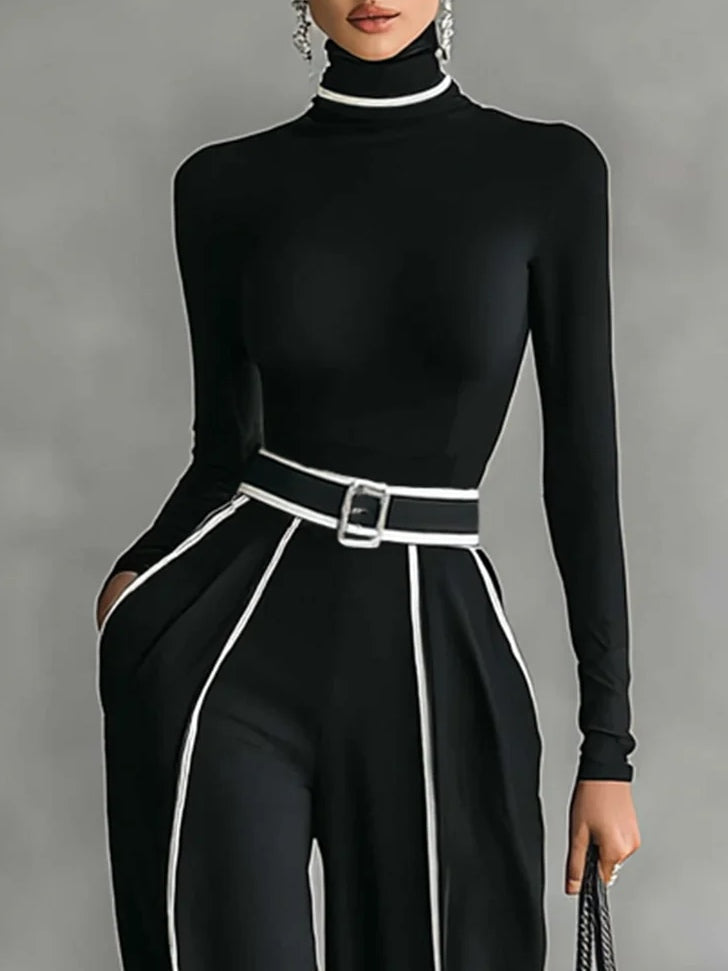 Vera | Conjunto elegante con detalle de contraste