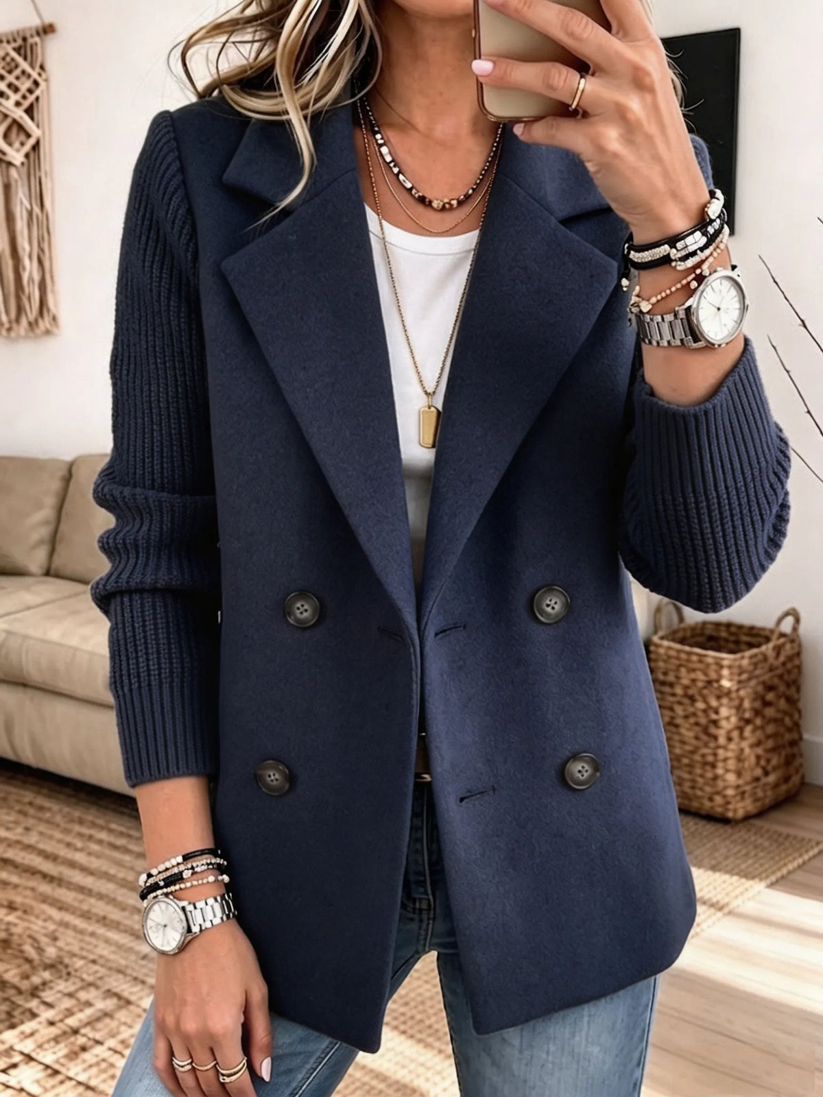 Carmen blazer Azul marino