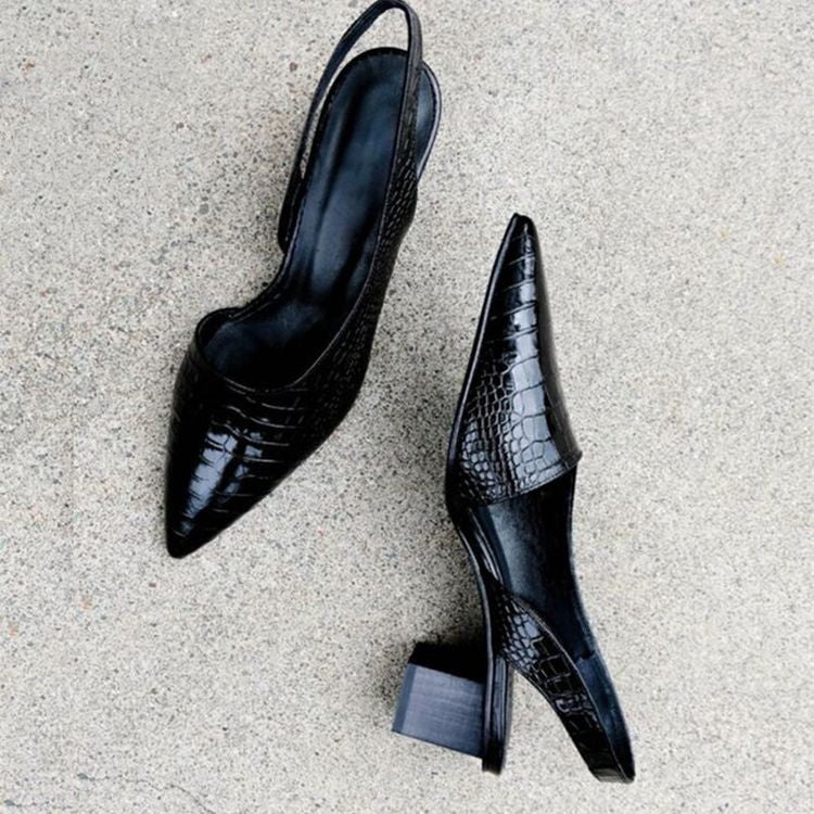 Graziella | Zapatos de Mujer con Tacón y Puntera Ancha