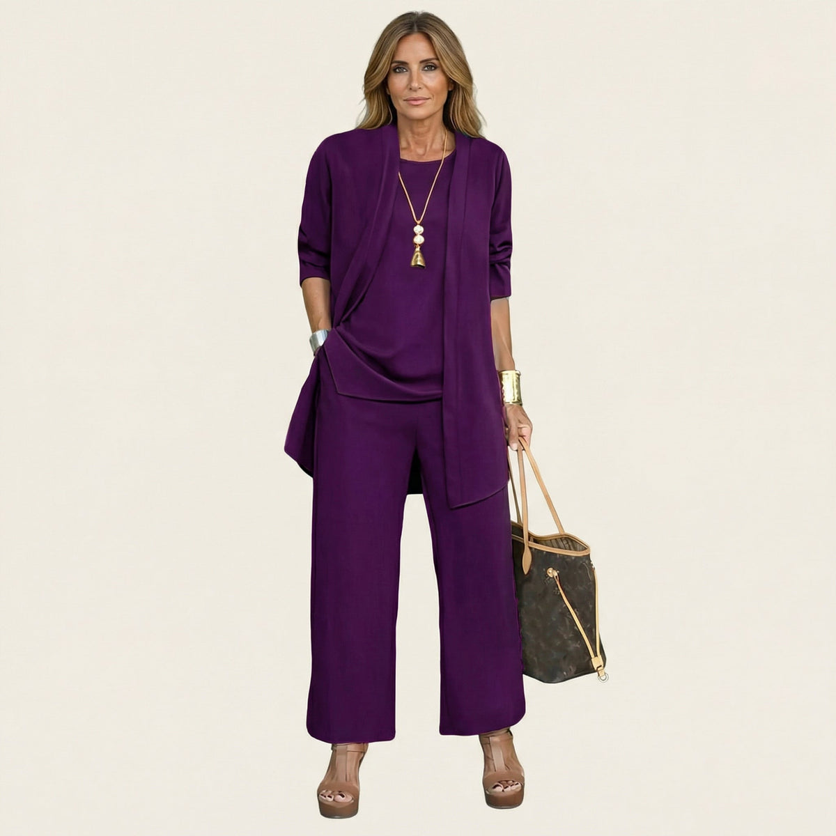 Vivian | Conjunto minimalista de tres piezas