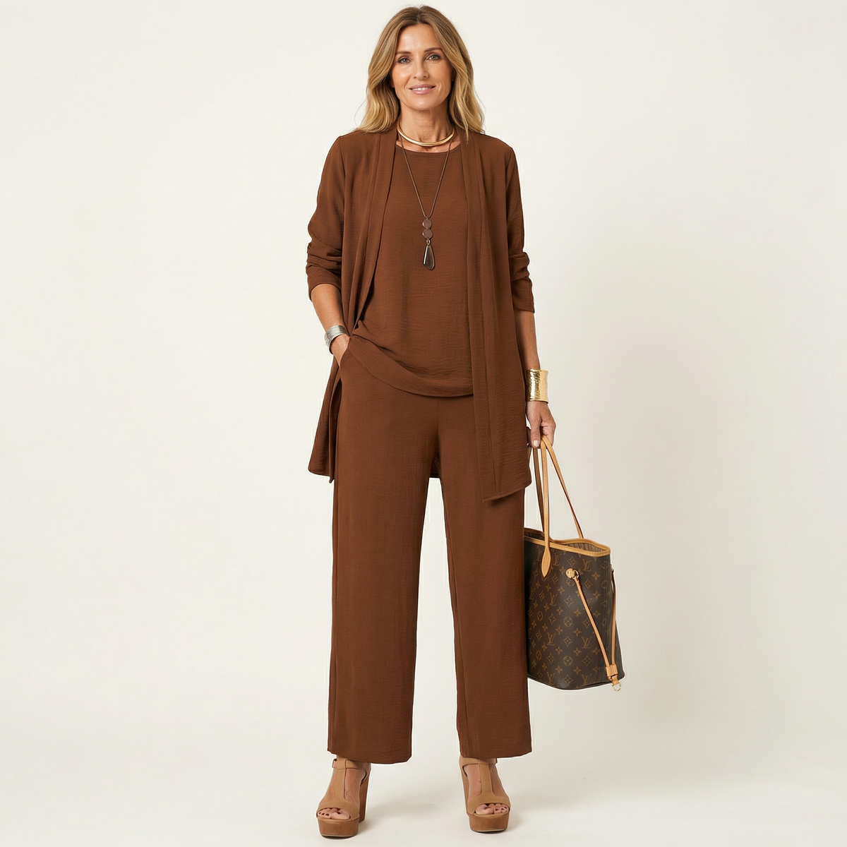 Vivian | Conjunto minimalista de tres piezas