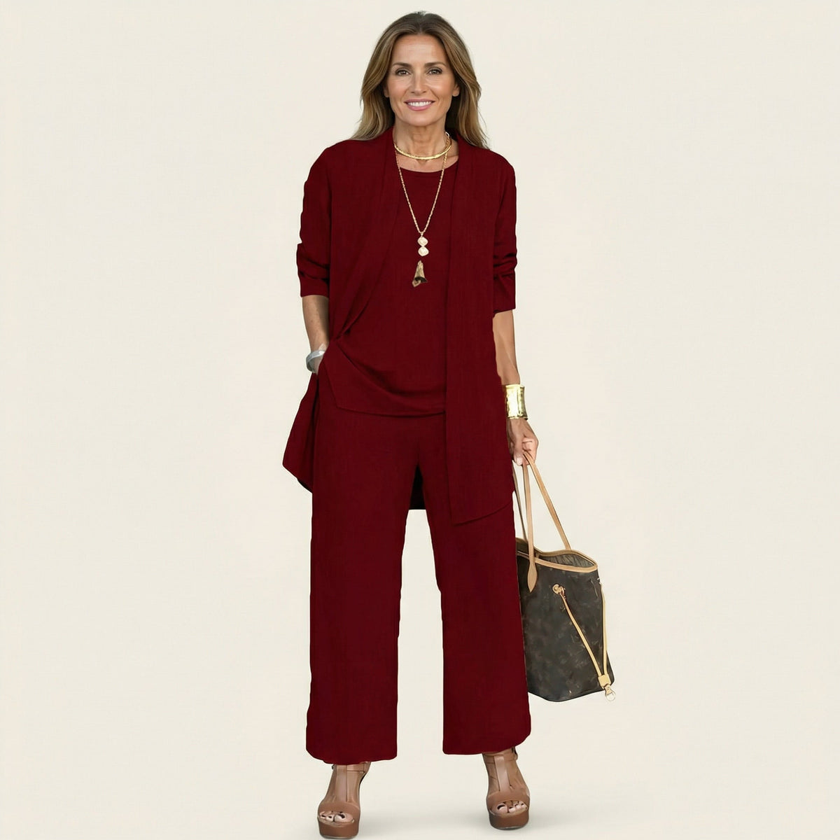 Vivian | Conjunto minimalista de tres piezas