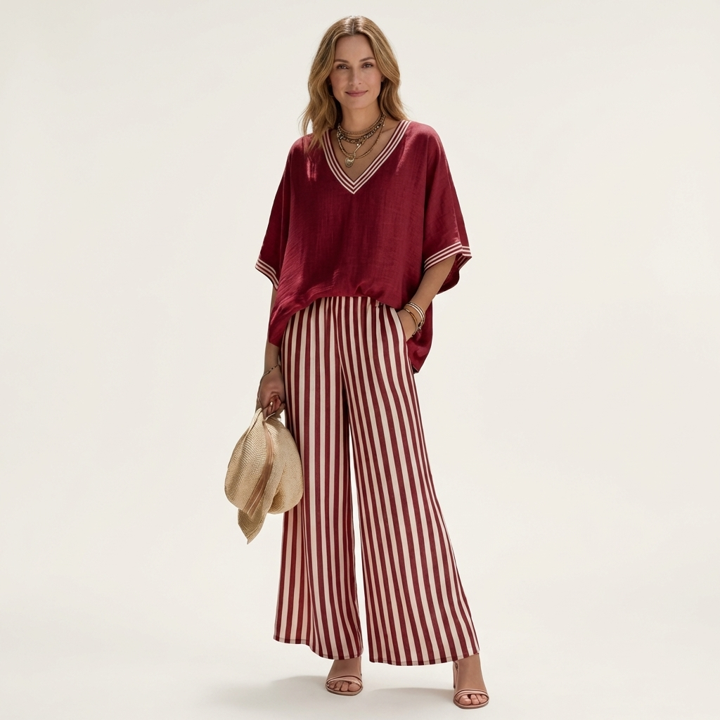 Juliana | Conjunto de top estilo universitario