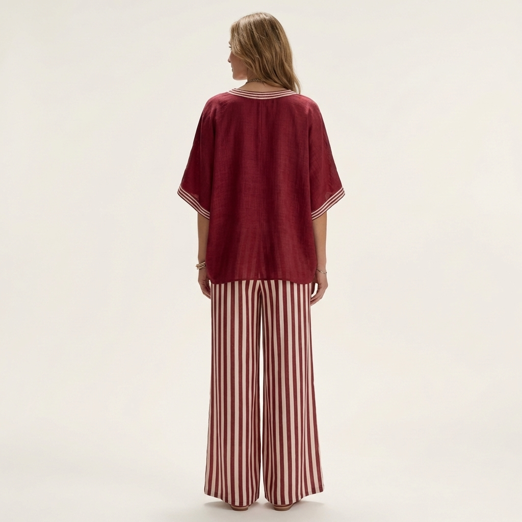 Juliana | Conjunto de top estilo universitario