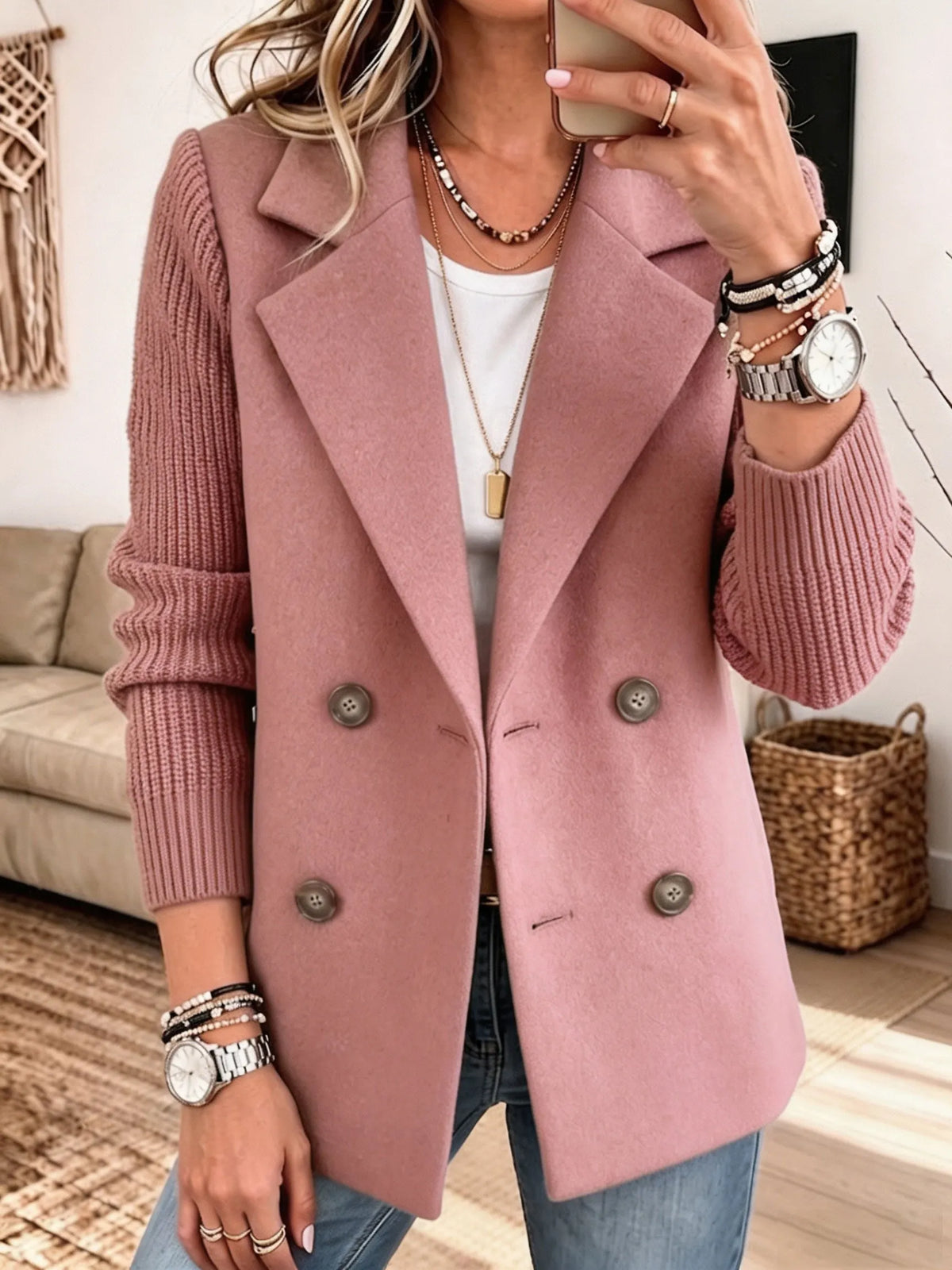 Carmen blazer Rosa
