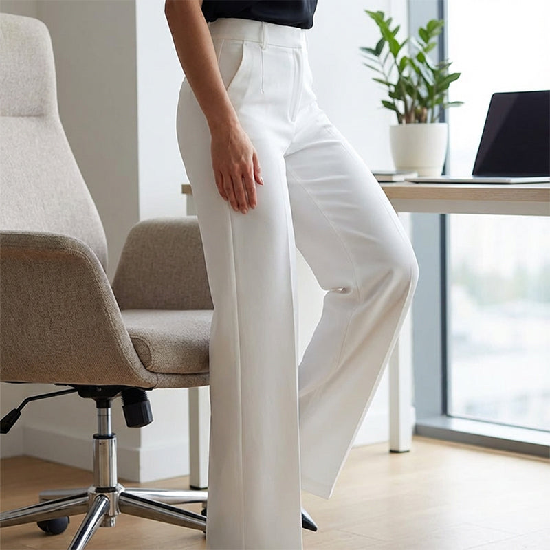 Yakelin | Pantalones de traje de tiro alto para mujer