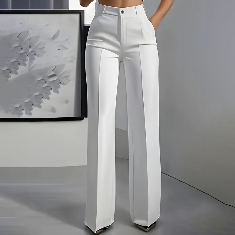 Yakelin | Pantalones de traje de tiro alto para mujer