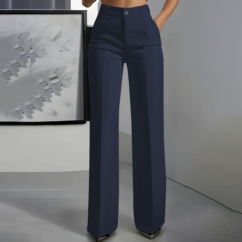 Yakelin | Pantalones de traje de tiro alto para mujer