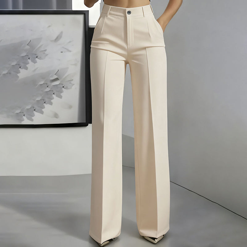 Yakelin | Pantalones de traje de tiro alto para mujer